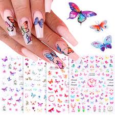 667 x 667 jpeg 66 кб. Amazon Com 3d Butterfly Nail Art Stickers Flower Butterfly Nail Decals For Acrylic Nails Decoration Self Adhesive Butterfly Nail Sticker Designs Foil Nail Art Butterfly Set Manicure Tips Accessories 4 Sheets Beauty