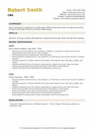 Browse over 500 free resume samples and examples. Cma Resume Samples Qwikresume
