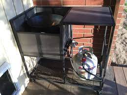outdoor wok burner stand cooking stand built in outdoor grill cooktop