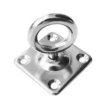 Us 1 44 22 Off 316 Stainless Steel Square Swivel Pad Eye Plate Eye Hook Shade Sails Mounting Fixing Kit Marine Boat Rigging Hardware 5mm 6mm In