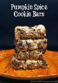 Whisk together pumpkin, eagle brand, eggs, brown sugar and spices. Pumpkin Spice Cookie Bars In Search Of Yummy Ness
