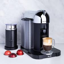 Discover the largest collection of nespresso coffee pods & capsules in india. Nespresso Vertuoline Espresso Maker With Milk Frother Chrome Kitchen Stuff Plus