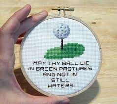 This will open the the pattern in a new window. Stitch And A Hoop Golf Quotes Mini Pattern Collection Cross Etsy Golf Quotes Cross Stitch Stitch