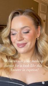 Bridesmaid glam by @kreativbeauty 💕, ✨ A cool toned, matte eyeshadow with  a lifted cat eye shape and a half lash , ✨ Slightly fluffy brows that are  softly sculpted , ✨ Glowing, bronzed skin with ...