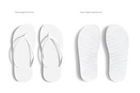 Download Beach Slippers Mockup By Rebrandy Thehungryjpeg Com