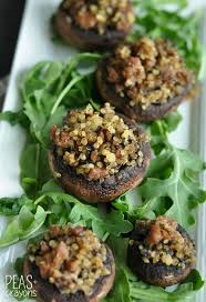 Italian Sausage Stuffed Mushrooms With Garlic And Quinoa Recipe Stuffed Mushrooms Sausage Stuffed Mushrooms Food
