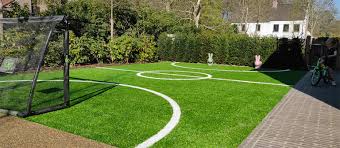Wächst ihnen die aufwändige rasenpflege über den kopf? Kunstrasen Fur Einen Sportplatz Im Garten Top Green Kunstrasen