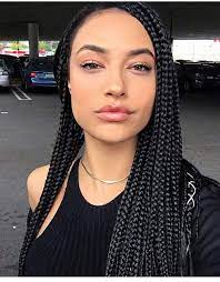 Pin By Tasha D On Braids Twists Locs Braided Hairstyles Box Braids Hairstyles Box Braids Hairstyles For Black Women