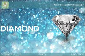 For All The People Born In April Here S Your Birthstone Diamond Diamond Also Provides The Wearer With Better Relationships People Born In April Birthstones