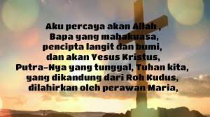 Seperti pada permulaan, sekarang selalu dan sepanjang segala abad. Doa Aku Percaya Katolik Youtube