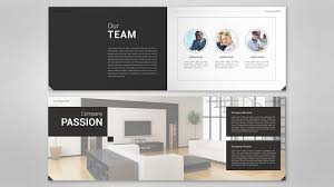 Company Profile Design For Interior Freelancer In 2020 Company Profile Design Company Profile Profile Design