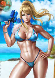 Beach Queen Samus by Dandonfuga! <3 : rMetroid