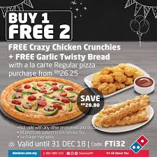 Malaysia airlines suggests you to travel domestically during the holidays, starting from rm199 (return) only to kuala. Domino S Pizza Free Cuti Cuti Coupon Until 31 December 2018