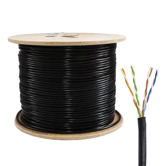 CABLE UTP CAT5E DE EXTERIOR 24AWG 300MTS