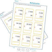 Petits problèmes niveau ce2 test fin de l'exercice de maths (mathématiques) petits problèmes niveau ce2 (31.10. Multiplications Ce2 Exercices De Multiplication Tete A Modeler