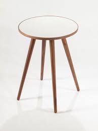 Pencil Leg Walnut White End Table Furniture White Side Tables White End Tables Tall Side Table