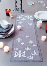 First Fall Table Runner In Millamia Naturally Soft Merino Downloadable Pdf Di Crochet Table Runner Pattern Christmas Table Runner Pattern Fall Table Runners