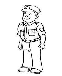 Police Officer Coloring Pages Printable Bilmeceler