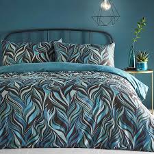 Maybe you would like to learn more about one of these? Bedding Floral Print Teal Cream Modern Duvet Quilt Cover Bedding Sets Single Double King Duvet Covers Bedding Sets