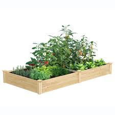 From home garden network, released april 14, 2020. X 10 5 In Raised Garden Bed 4 Ft X 8 Ft Expandable Rectangle Wood Cedar Frame Garden Baskets Pots Window Boxes Home Garden Worldenergy Ae
