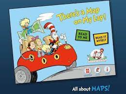 New Interactive Book There S A Map On My Lap Dr Seuss Cat In The Hat Kids App Interactive Book Seuss