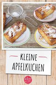 kleine apfelkuchen aus der kastenform kleine kuchen backen schneller kuchen saftig rezepte zum backen