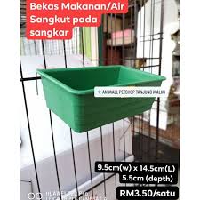 Diy cara mudah membuat bekas minuman kucing dengan menggunakan botol minuman plastik. Square Cup Bekas Makanan Air Kucing Jenis Sangkut Size M Xl Shopee Malaysia
