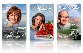 Share the story of your loved one's life with custom prayer cards for their funeral service. Creating An Exclusive Memorial Program Template