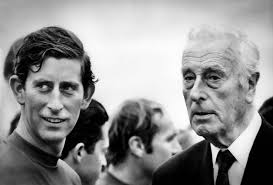 Lord Louis Mountbatten och prins Charles