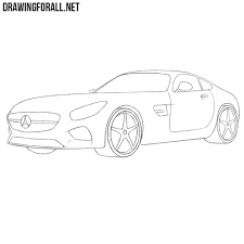 Make a small circular headlight and square tail light. How To Easily Draw A Car