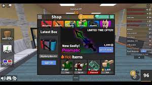 This video game is really quite comparable to in our midst where by naive is the one who will determine who is the murderer as well as the murderer is the. Mm2 New Shop Godly Prismatic And Update Talk Youtube