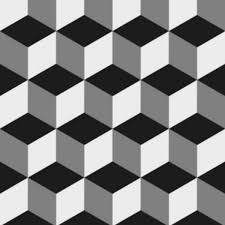 Black And White Optical Illusion Square Image Result For Optical Illusion Cubes Optical Illusions Illusions Diy Wall Painting