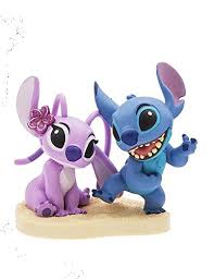 Stitch and angel cupcake toppers. Disney Lilo And Stitch 3 Stitch With Girl Friend Angel Pvc Figure Figurine Wedding Cake Topper Collectible Toy Buy Online In Antigua And Barbuda At Antigua Desertcart Com Productid 78615508