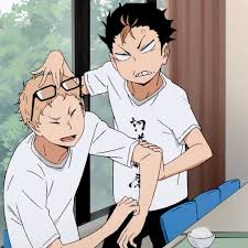 Sometimes they are drawn together in official art. Nishinoya And Tsukishima Height Difference Novocom Top