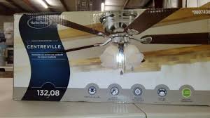 There is no down road to hang a flush mount ceiling fan from the ceiling. Ceiling Fan 52 Traditional Style Brushed Nickel Flush Mount Led W Light Kit Tools Fans Lighting Small Houseware Items Outdoor Home Improvement Online Auction Equip Bid