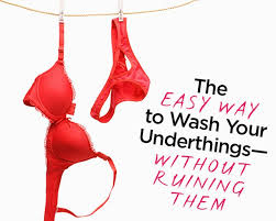 cleaning your undergarments