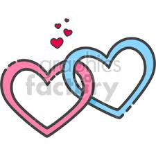 Download 70 interlocking hearts illustrations. Interlocked Hearts Clipart Commercial Use Gif Jpg Png Eps Svg Ai Pdf Icon 407433 Graphics Factory