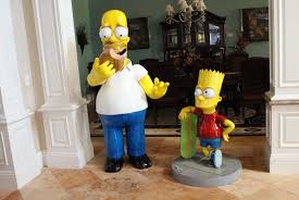 3d Cartoon Models Whiteclouds We Build Custom 3d Cartoon Models Homer Simpson Bart Simpson 3d Cartoon