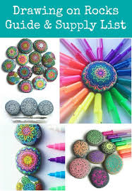 Tips And Tools For Drawing On Rocks Drawing Rocks Rock Crafts Painted Rocks