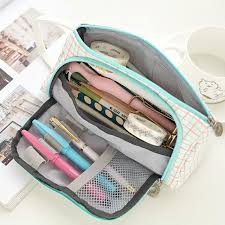 Big Multi Compartment Pencil Case With Handle Cute School Supplies Cute Pencil Case School Pencil Case