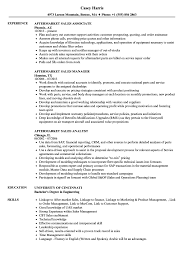 Regional fleet sales executive job description we are working with a successful franchise dealership group in the west of ireland to hire a regional fleet adecco are currently recruiting for a sales support executive in one of the most well established companies in the automotive industry. Aftermarket Sales Resume Samples Velvet Jobs