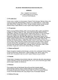 Bahasa melayu kssm tingkatan 4. Bahasa Melayu Kuna Bahasa Melayu Klasik Dan Bahasa Melayu Modern