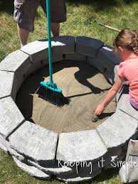 How do outdoor fireplace kits look once assembled? How To Build A Diy Fire Pit For Only 60 Keeping It Simple