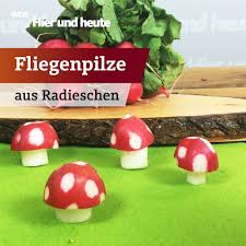 Und wie gut schützen die impfstoffe gegen sie? Hier Und Heute Fliegenpilz Aus Radieschen Facebook