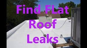 Inspect the underside of the roof for. Flat Roof Leaks Youtube