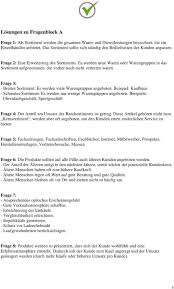 Top Prufung Kauffrau Kaufmann Im Einzelhandel Teil 1 Und 2 Der Prufung Pdf Kostenfreier Download