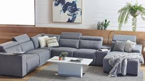Benton Fabric Powered Recliner Modular Sofa With Chaise Harvey Norman 3999 Power Reclining Sofa Modular Sofa Power Recliners