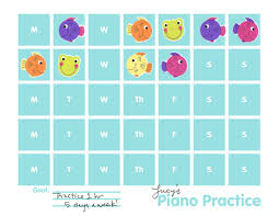 Piano Practice Chart Printable Todays Mama