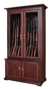 Here is another gun cabinet plan that you can buy. Amish Handcrafted 12 Gun Cabinet From Dutchcrafters Amish Furniture