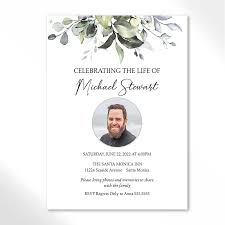 Celebration Of Life Invitations In 2020 Funeral Invitation Invitation Template Invitations